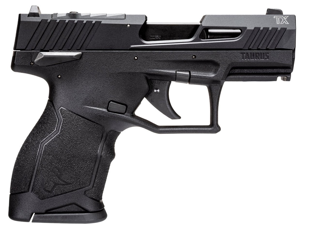 Taurus TX22 22LR Pistol with Threaded Barrel and Serrated Slide