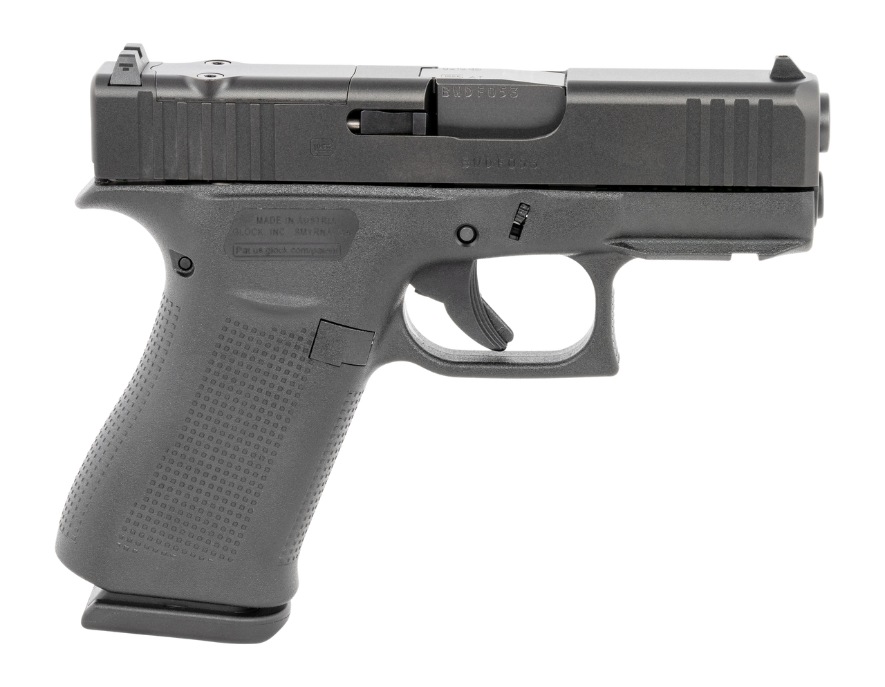 Glock 43X MOS 9mm Sub-Compact Pistol
