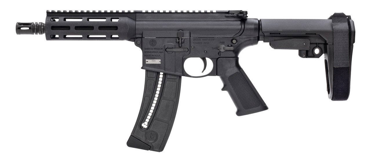 Smith & Wesson M&P15-22 Pistol 22 LR with Black Carbon Steel Barrel and Magpul MOE Grip