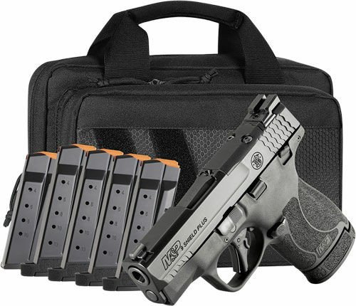 Smith & Wesson M&P9 Shield Plus Micro Compact 9mm 3 Inch Barrel Optic Ready Bundle